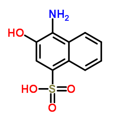 1-Amino-2-naphthol-4-sulfonic Acid Structure