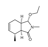 1H-Isoindol-1-one,3-ethoxy-2,3,3a,4,7,7a-hexahydro-2,7-dimethyl-,(3alpha,3abta,7alpha,7abta)-(9CI)结构式