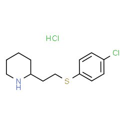 2-{2-[(4-Chlorophenyl)sulfanyl]ethyl}piperidine hydrochloride图片