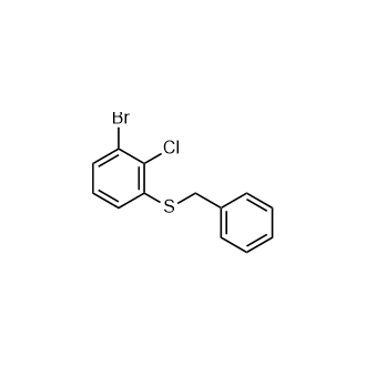 Benzyl(3-bromo-2-chlorophenyl)sulfane picture