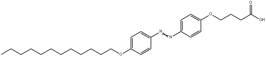 4-(3-Carboxytrimethyleneoxy)-4''-(dodecyloxy)-azobenzene结构式