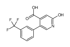 2-oxo-5-[3-(trifluoromethyl)phenyl]-1H-pyridine-4-carboxylic acid Structure