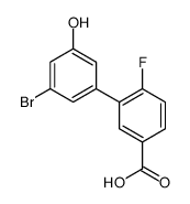 3-(3-bromo-5-hydroxyphenyl)-4-fluorobenzoic acid结构式