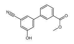 methyl 3-(3-cyano-5-hydroxyphenyl)benzoate Structure