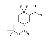 1-(叔丁氧基羰基)-4,4-二氟哌啶-3-羧酸图片