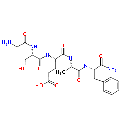 ALPHA-CGRP (33-37) (RAT)结构式