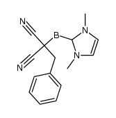 diMe-Imd-BH2C(CN)2CH2Ph Structure