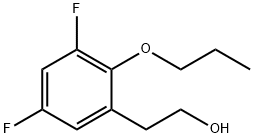 2-(3,5-difluoro-2-propoxyphenyl)ethanol structure