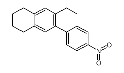 3-nitro-5,6,8,9,10,11-hexahydrobenzo[a]anthracene结构式