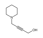 4-piperidin-1-ylbut-2-yn-1-ol结构式