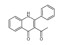 3-acetyl-2-phenyl-4-quinolinol Structure