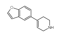 4-(5-BENZOFURANYL)-1,2,3,6-TETRAHYDROPYRIDINE Structure