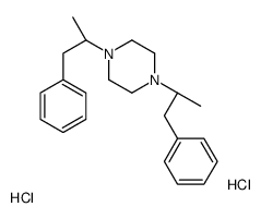 1-[(2S)-1-phenylpropan-2-yl]-4-[(2R)-1-phenylpropan-2-yl]piperazine,dihydrochloride Structure