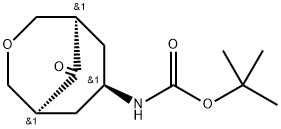 tert-butyl N-[(1R,5S,7s)-rel-9-oxo-3-oxabicyclo[3.3.1]nonan-7-yl]carbamate结构式