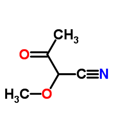 Butanenitrile, 2-methoxy-3-oxo- (9CI) Structure