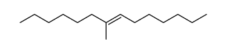 (E)-7-methyl-7-tetradecene Structure