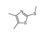 4,5-dimethyl-2-(methylthio)thiazole Structure