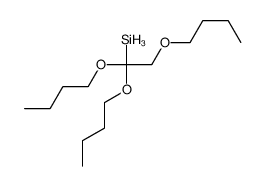 1,1,2-tributoxyethylsilane Structure