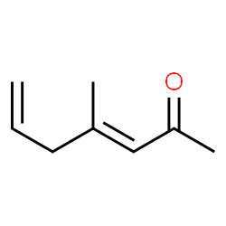 3,6-Heptadien-2-one, 4-methyl-, (E)- (9CI) structure