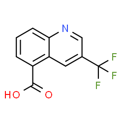 3-(trifluoromethyl)quinoline-5-carboxylic acid picture