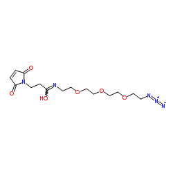 Azido-PEG3-maleimide structure