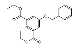 Diethyl 4-(phenylmethoxy)-2,6-pyridinedicarboxylate结构式