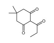 5,5-DIMETHYL-2-PROPIONYL-CYCLOHEXANE-1,3-DIONE结构式