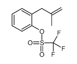 [2-(2-methylprop-2-enyl)phenyl] trifluoromethanesulfonate结构式