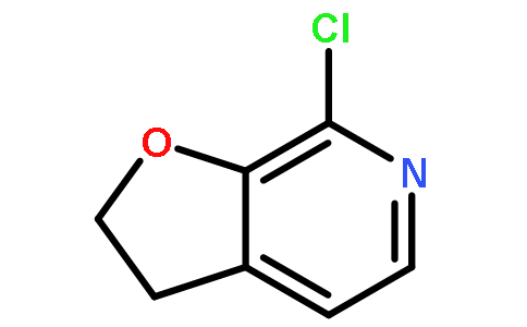 7-氯-2H,3H-呋喃并[2,3-c]吡啶结构式