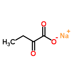 Sodium 2-oxobutanoate structure