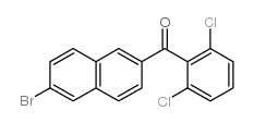 (6-bromonaphthalen-2-yl)-(2,6-dichlorophenyl)methanone Structure