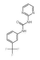 Urea,N-2-pyrimidinyl-N'-[3-(trifluoromethyl)phenyl]-结构式