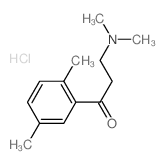 1-Propanone,3-(dimethylamino)-1-(2,5-dimethylphenyl)-, hydrochloride (1:1) Structure