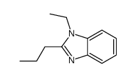 (9ci)-1-乙基-2-丙基-1H-苯并咪唑结构式