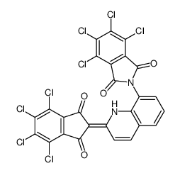 3,4,5,6-tetrachloro-N-[2-(4,5,6,7-tetrachloro-3-hydroxy-1-oxo-1H-inden-2-yl)-8-quinolyl]phthalimide picture