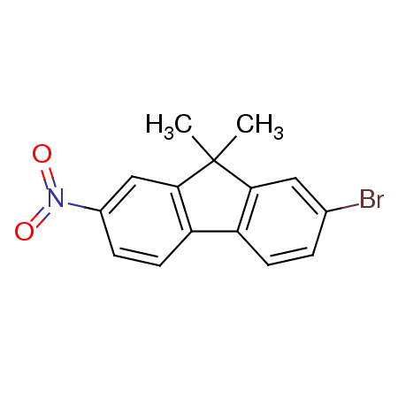 2-bromo-7-nitro-9,9-dimethyl-9H-fluorene picture