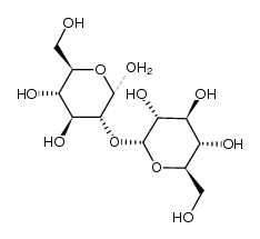 α-D-Glcp-(1->2)-D-Glcp结构式