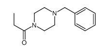 1-(4-BENZYLPIPERAZINO)-1-PROPANONE结构式