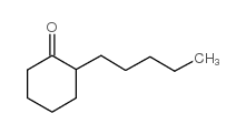 2-戊基环己-1-酮结构式