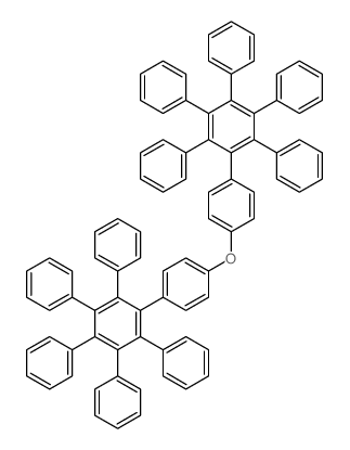 Bis-<4-(2.3.4.5.6-pentaphenyl)-phenyl>-aether结构式