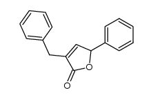 3-benzyl-5-phenyl-2(5H)-furanone Structure