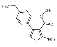 2-AMINO-4-(4-ETHYLPHENYL)THIOPHENE-3-CARBOXYLICACIDMETHYLESTER picture