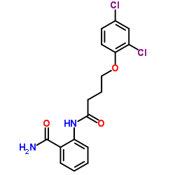 2-{[4-(2,4-Dichlorophenoxy)butanoyl]amino}benzamide Structure