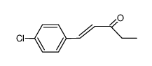 1-(4-Chlorophenyl)-1-penten-3-one Structure