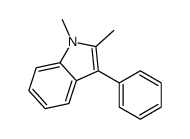 1,2-dimethyl-3-phenylindole结构式