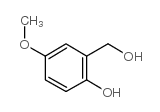 2-HYDROXY-5-METHOXYBENZYL ALCOHOL structure