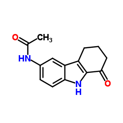 N-(1-Oxo-2,3,4,9-tetrahydro-1H-carbazol-6-yl)acetamide structure