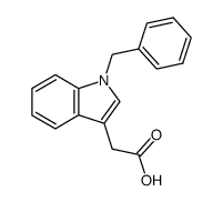 N-benzylindole-3-acetic acid Structure