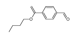 4-(1-butoxyvinyl)benzaldehyde Structure