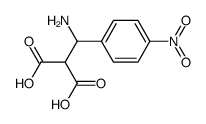 3-amino-3-(4-nitrophenyl)-2-carboxypropanoic acid结构式